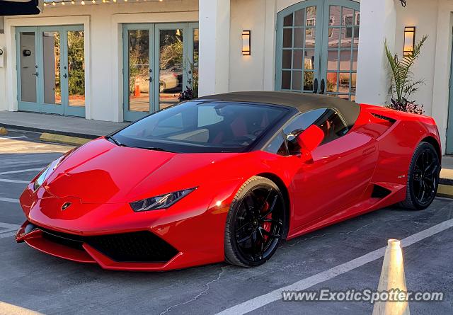Lamborghini Huracan spotted in Jacksonville, Florida