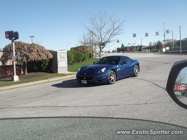 Ferrari California spotted in Cleveland, Ohio