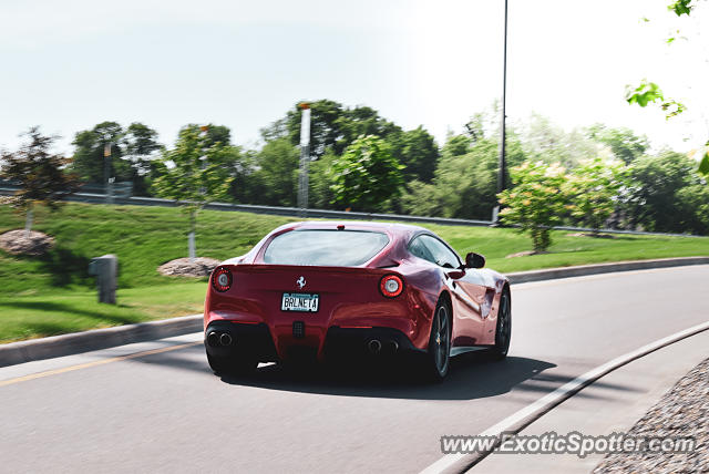 Ferrari F12 spotted in Prior Lake, Minnesota