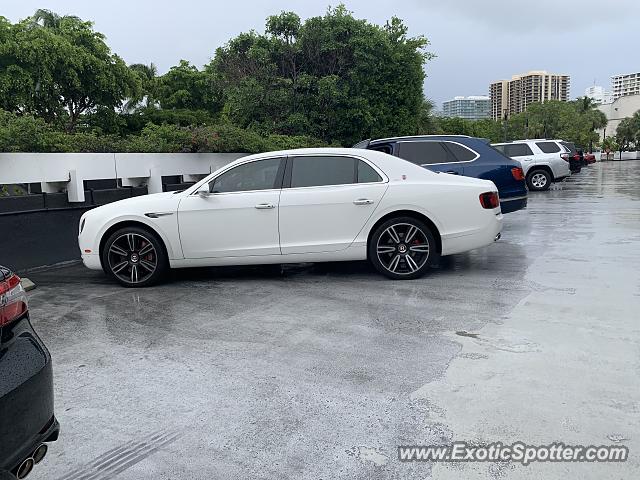 Bentley Flying Spur spotted in Miami, Florida