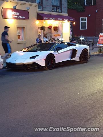 Lamborghini Aventador spotted in Montreal, Canada
