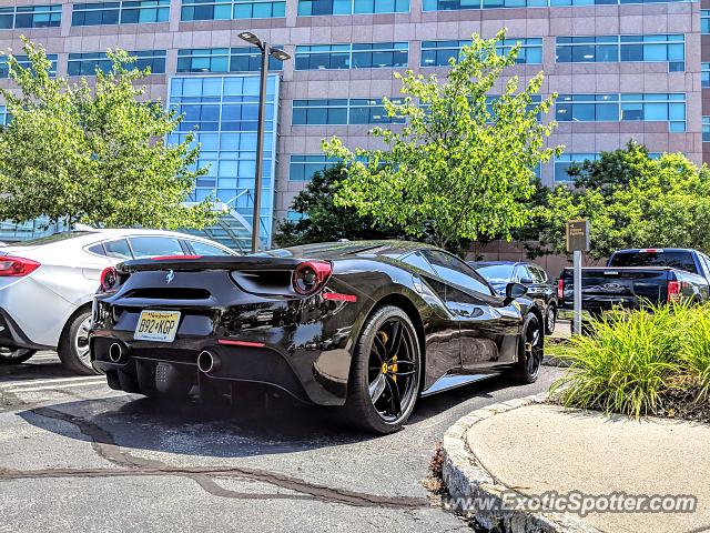 Ferrari 488 GTB spotted in Bridgewater, New Jersey