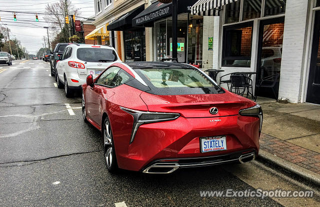 Lexus LC 500 spotted in Apex, North Carolina
