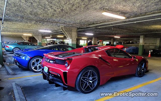 Ferrari 488 GTB spotted in Amelia Island, Florida