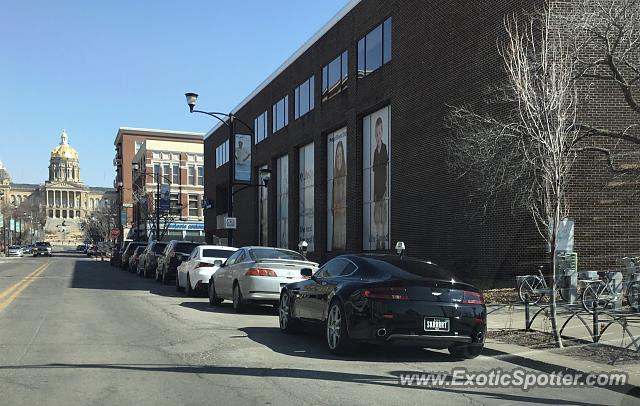 Aston Martin Vantage spotted in Des Moines, Iowa