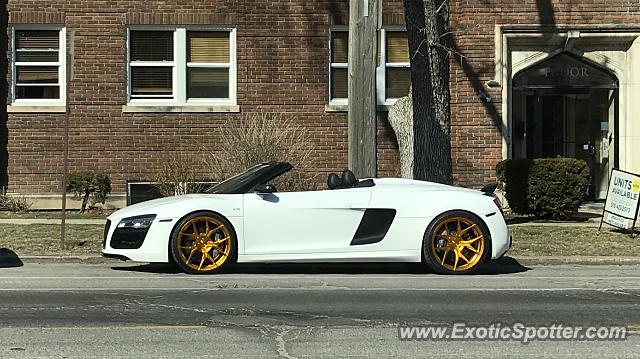 Audi R8 spotted in Des Moines, Iowa