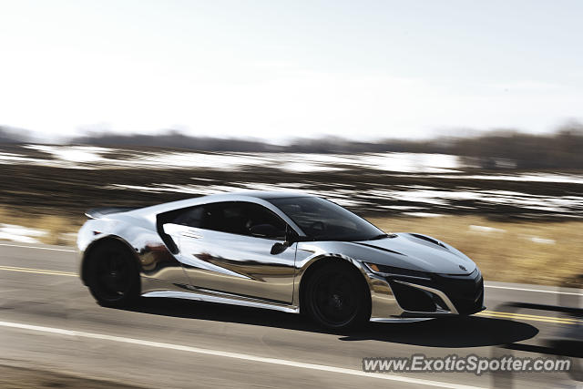 Acura NSX spotted in Medina, Minnesota