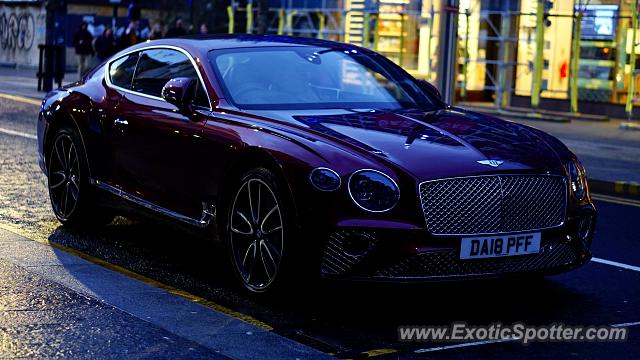 Bentley Continental spotted in Glasgow, United Kingdom