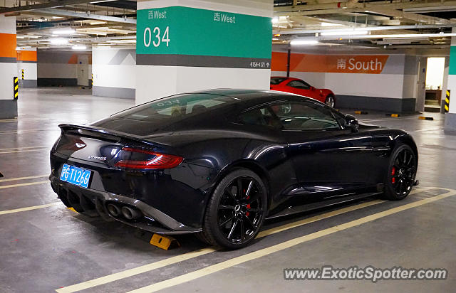 Aston Martin Vanquish spotted in Shanghai, China
