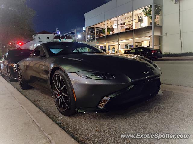 Aston Martin Vantage spotted in Miami, Florida