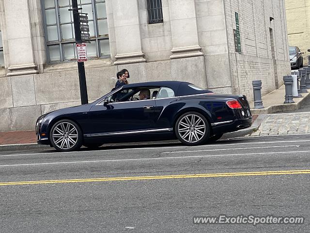 Bentley Continental spotted in Washington DC, United States