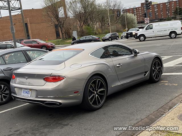 Bentley Continental spotted in Washington DC, United States