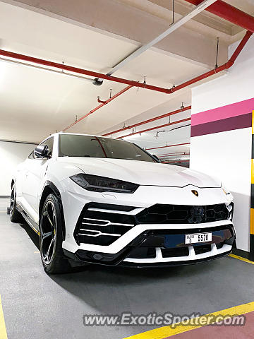 Lamborghini Urus spotted in Dubai, United Arab Emirates