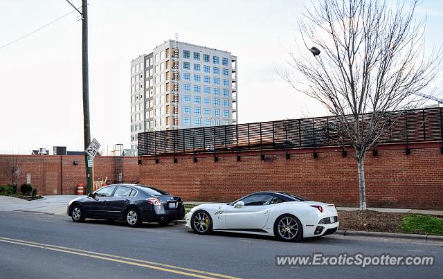 Ferrari California spotted in Charlotte, North Carolina