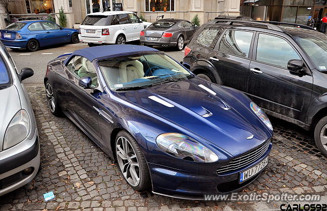 Aston Martin DBS spotted in Warsaw, Poland