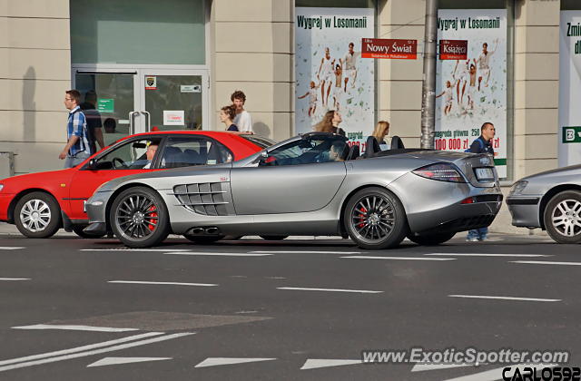 Mercedes SLR spotted in Warsaw, Poland