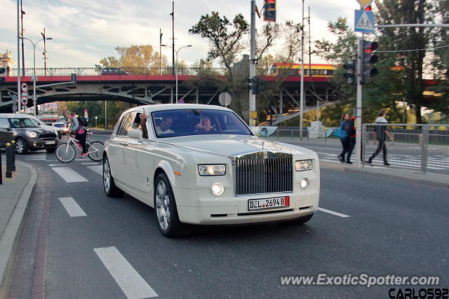 Rolls-Royce Phantom spotted in Warsaw, Poland