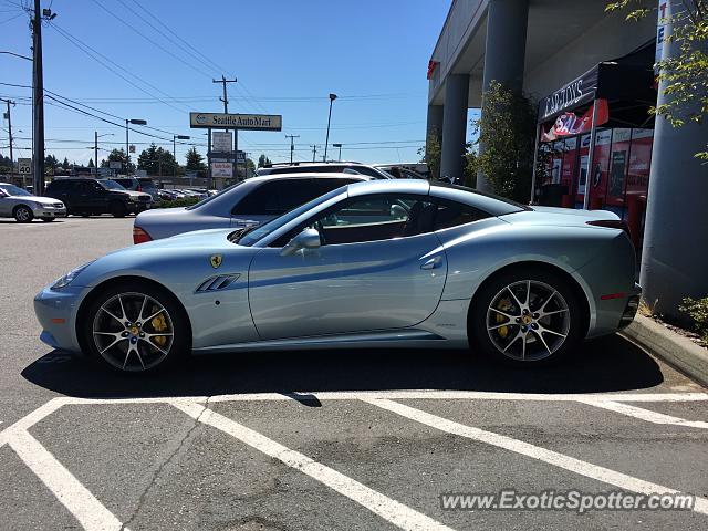 Ferrari California spotted in Seattle, Washington
