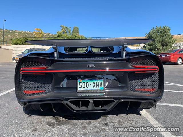 Bugatti Chiron spotted in Woodland Park, Colorado
