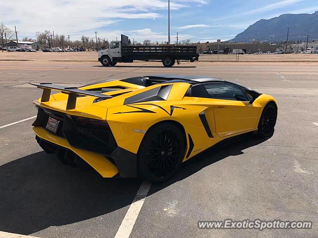 Lamborghini Aventador spotted in Colorado Springs, Colorado