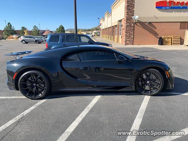 Bugatti Chiron spotted in Woodland Park, Colorado