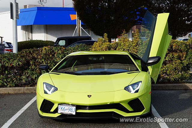 Lamborghini Aventador spotted in Vancouver, Canada