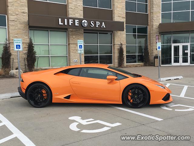 Lamborghini Huracan spotted in Urbandale, Iowa