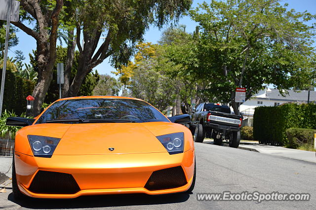 Lamborghini Murcielago spotted in West Hollywood, California