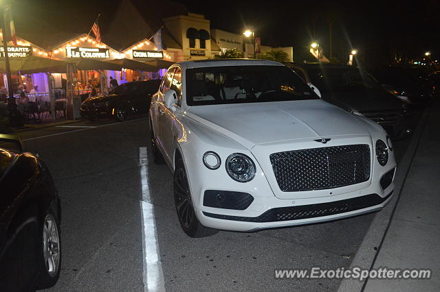 Bentley Bentayga spotted in Sarasota, Florida