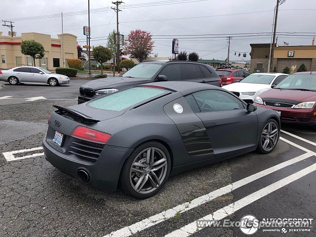 Audi R8 spotted in Tacoma, Washington