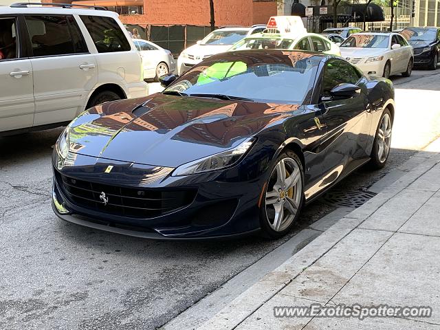 Ferrari Portofino spotted in Chicago, Illinois
