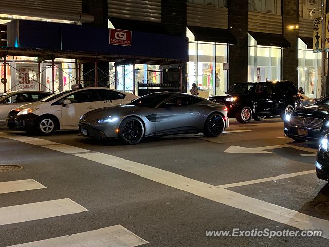 Aston Martin Vantage spotted in Chicago, Illinois