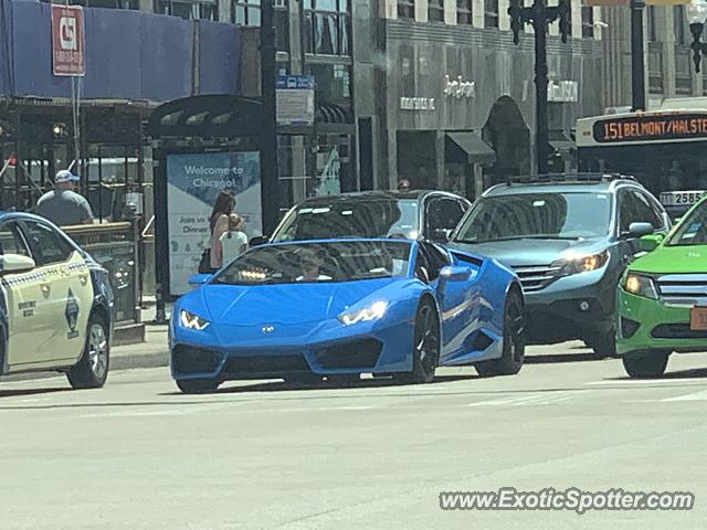 Lamborghini Huracan spotted in Chicago, Illinois
