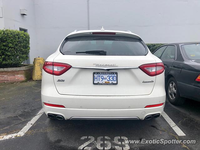 Maserati Levante spotted in Seattle, Washington