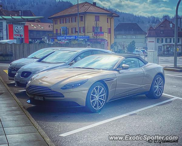 Aston Martin DB11 spotted in Marly, Switzerland