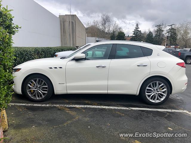 Maserati Levante spotted in Seattle, Washington