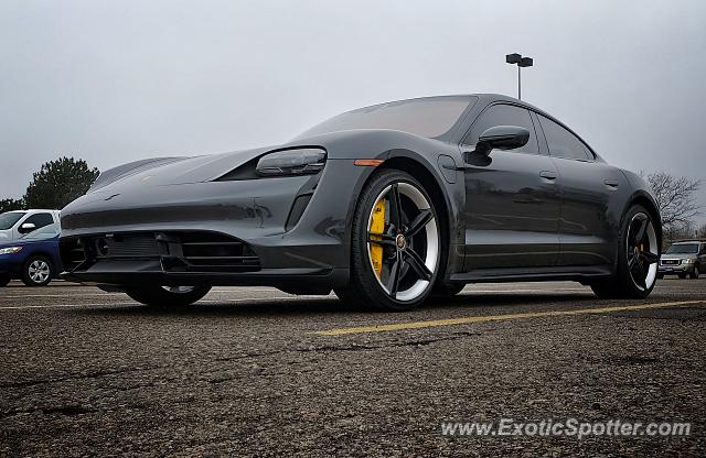 Porsche Taycan (Turbo S only) spotted in Burnsville, Minnesota