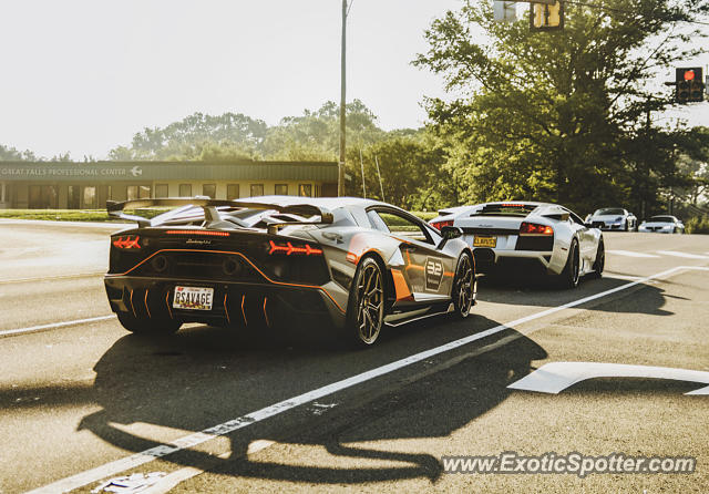 Lamborghini Aventador spotted in Great Falls, Virginia