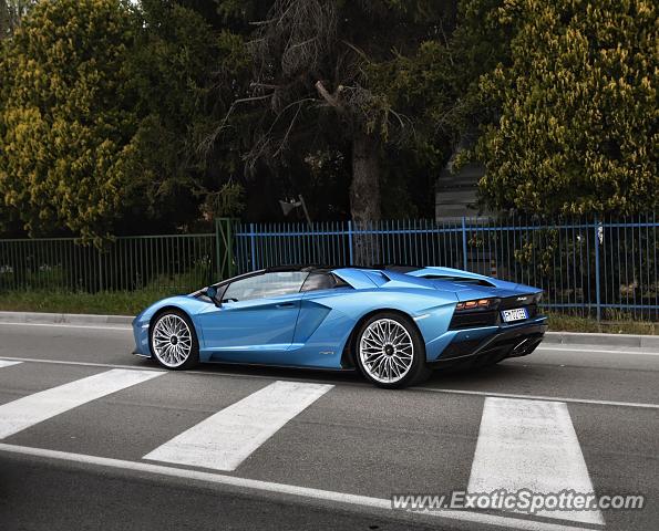 Lamborghini Aventador spotted in Modena, Italy