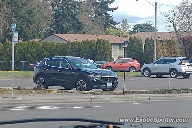 Maserati Levante spotted in Salem, Oregon