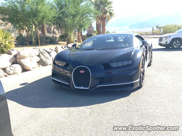 Bugatti Chiron spotted in Death Valley, California