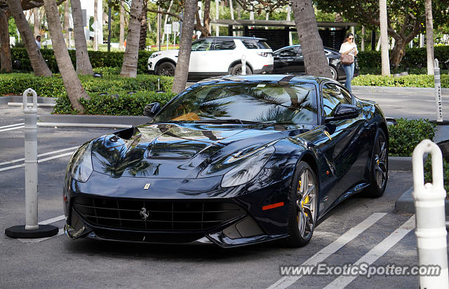 Ferrari F12 spotted in Miami Beach, Florida