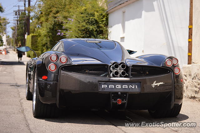 Pagani Huayra spotted in Los Angeles, California
