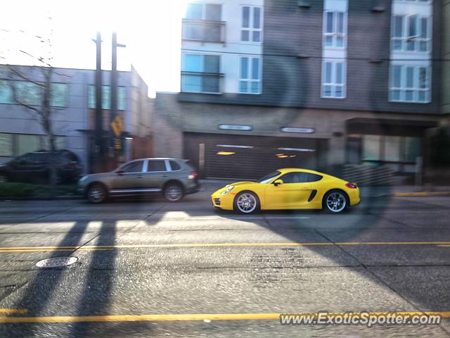 Porsche Cayman GT4 spotted in Seattle, Washington