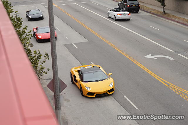 Lamborghini Aventador spotted in Los Angeles, California