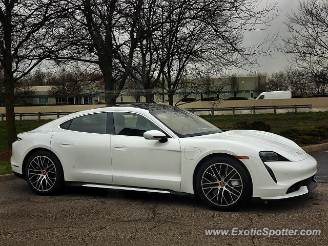 Porsche Taycan (Turbo S only) spotted in Dublin, Ohio
