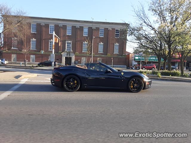 Ferrari California spotted in Long Beach, New York