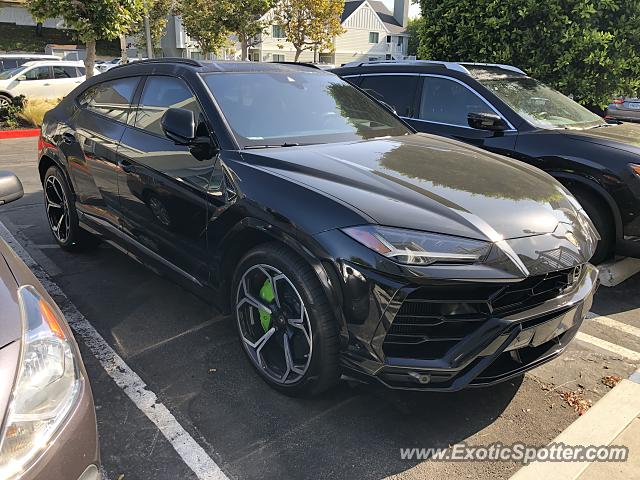 Lamborghini Urus spotted in Los Angeles, California