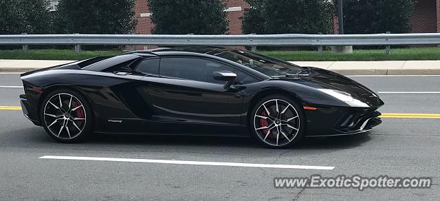 Lamborghini Aventador spotted in Tysons Corner, Virginia
