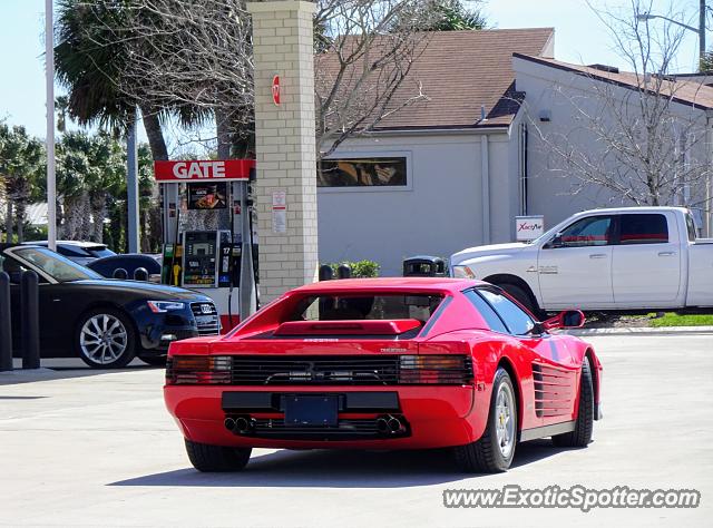 Ferrari Testarossa spotted in Jacksonville, Florida